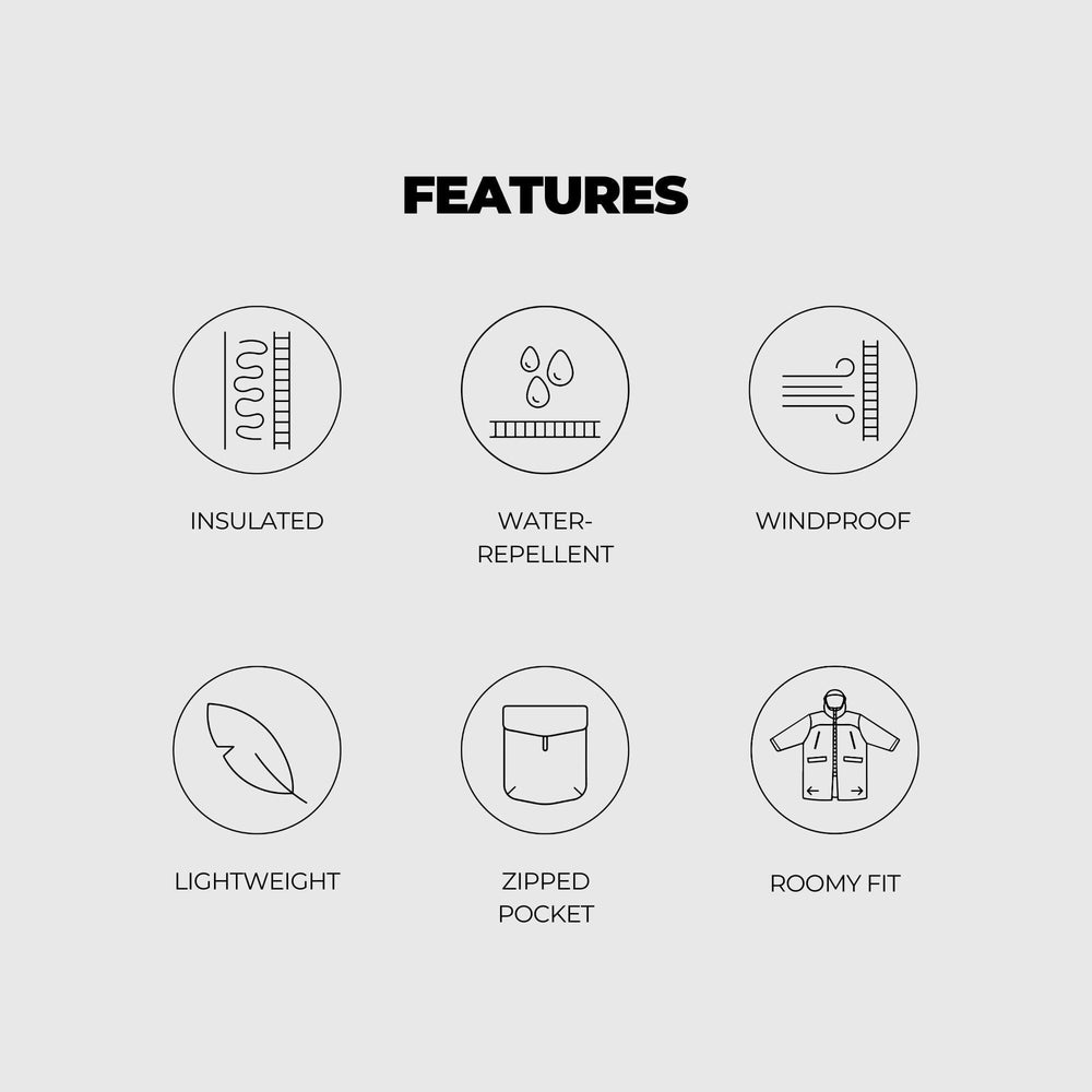 VOITED 3rd Edition Outdoor Changing Robe & Drycoat for Surfing, Camping, Vanlife & Wild Swimming - Suns Out