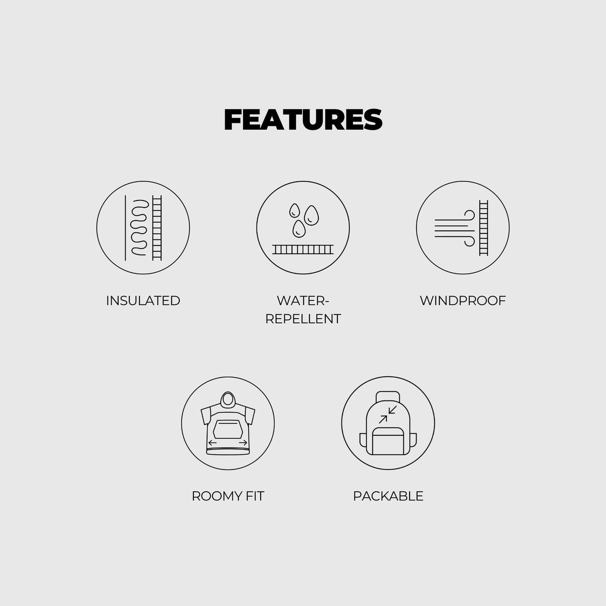 VOITED 3rd Edition Outdoor Poncho for Surfing, Camping, Vanlife & Wild Swimming - Mountain Spring Changewear VOITED 