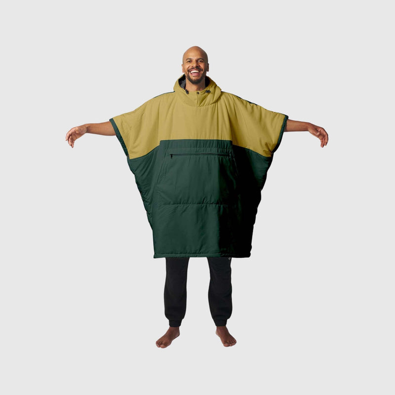 VOITED Trooper Outdoor Premium Poncho-Blanket - Green Gabels / Dusty Sand Blankets VOITED EU 