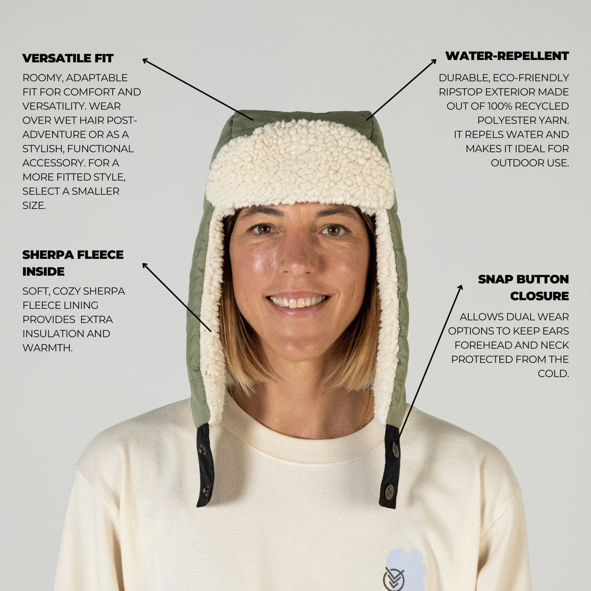 VOITED Hat In The Clouds - Olive Accessories VOITED 