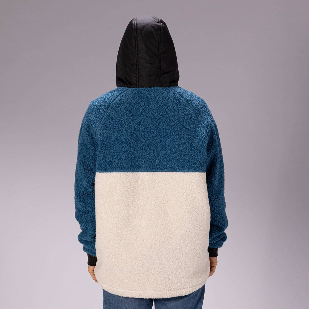 VOITED Sherpa Fleece Hoodie - Blue Steel Apparel VOITED 