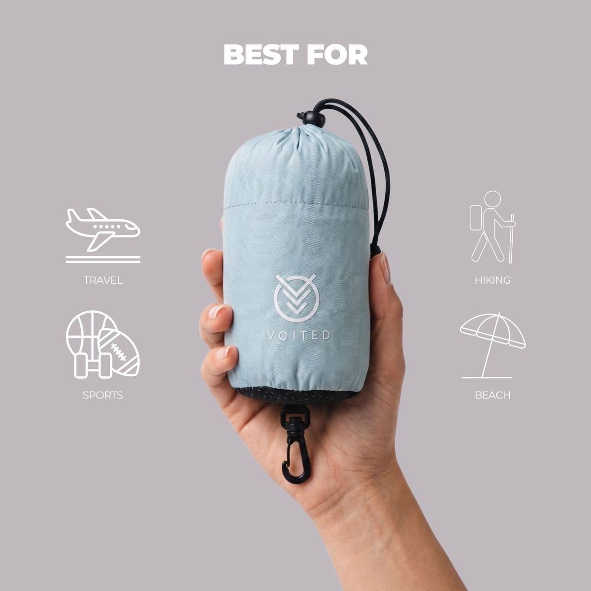 VOITED Trail Towel - Eucalyptus Accessories VOITED 