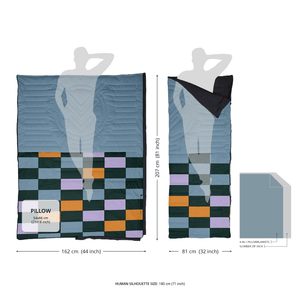 VOITED Slumber Zip Sack Blanket - Blocks Blankets VOITED EU 