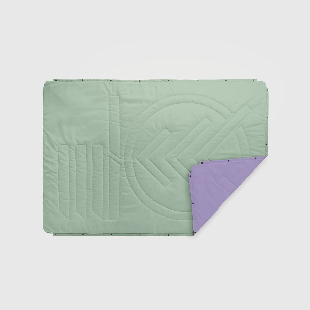 VOITED Recycled Ripstop Outdoor Camping Blanket - Cameo Green/Digital Lavender Blankets VOITED 