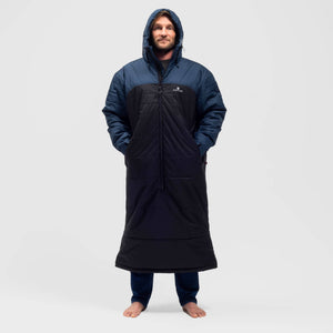 VOITED Premium Slumber Jacket for Camping, Vanlife & Indoor - Navy / Black / Navy Blankets VOITED 